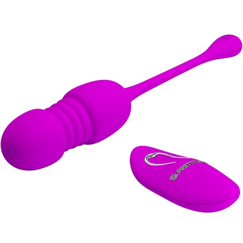 Œuf Vibrant Violet Télécommande Rechargeable Silicone