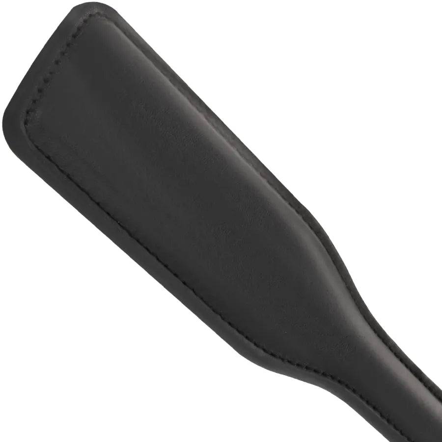 Pagaie Fétiche Cuir Noir Moderne