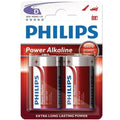 Piles Alcalines D Philips Pour Systèmes Audio Et Lampes De Poche