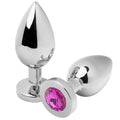 Plug Anal Luxe Cristal Acier Polissage Hypoallergénique