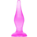 Plug anal ventouse gélatine flexible main libre