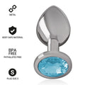 Plug Anal En Métal Avec Bijou Diamant
