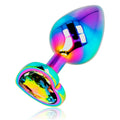 Plug Anal Métal Irisé Design Ohmama
