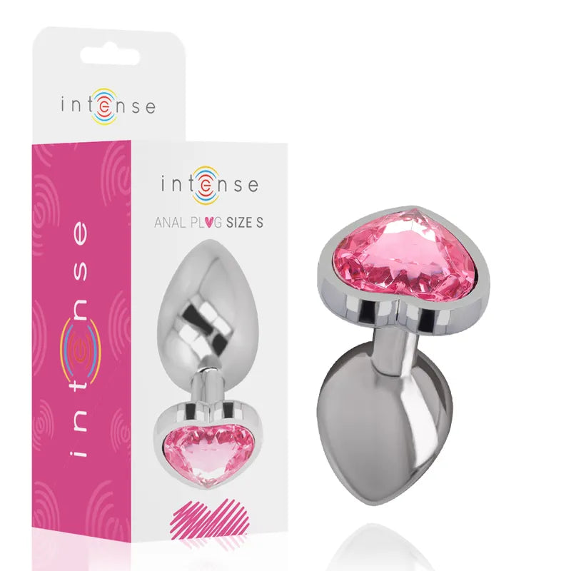 Plug Anal En Métal Orné De Diamant