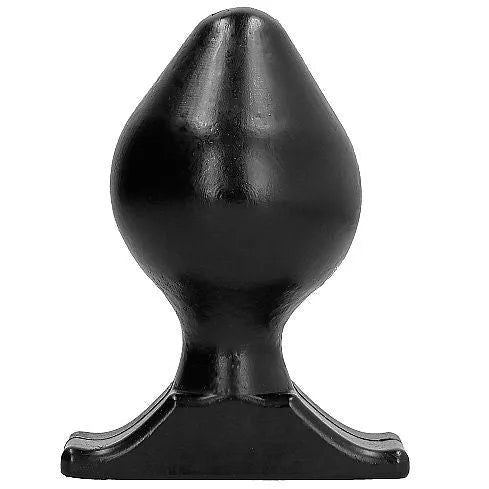 Plug Anal En Pvc Noir Hypoallergénique