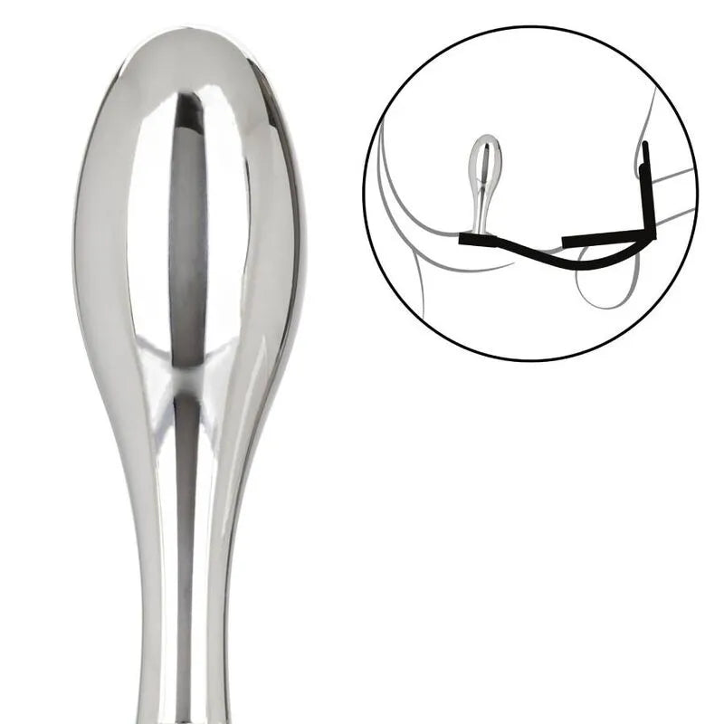Plug Anal En Silicone Avec Sonde Métallique