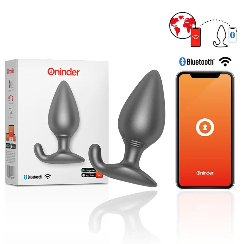 Plug Anal En Silicone Contrôlé Par Application