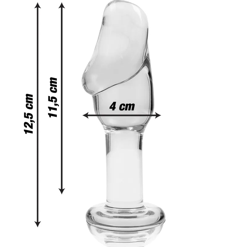 Plug Anal En Verre Borosilicate Élégant