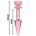 Plug Anal Luxe en Verre Borosilicate Hypoallergénique