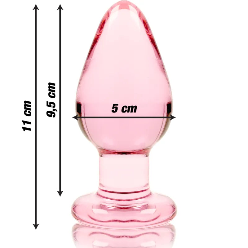 Plug Anal En Verre Borosilicate Luxe