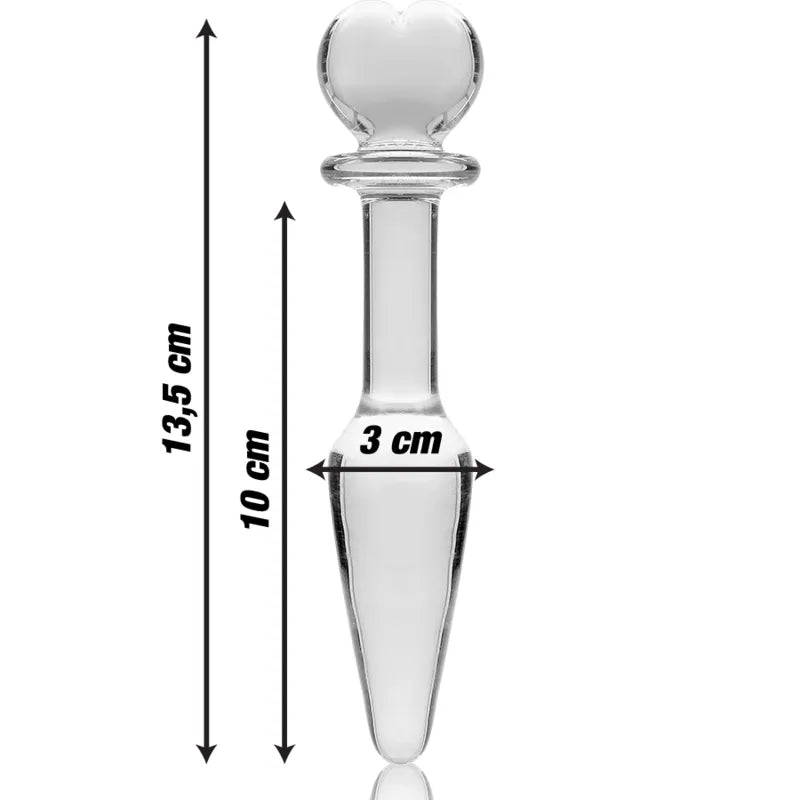 Plug Anal En Verre Borosilicate Luxe