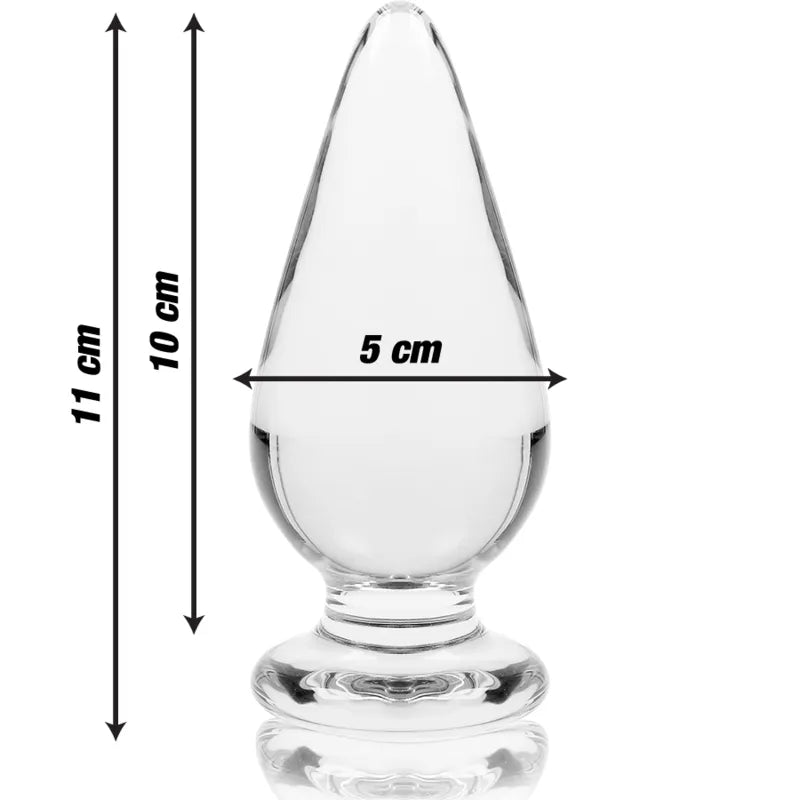 Plug Anal En Verre Borosilicate Luxe