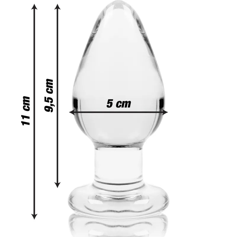 Plug Anal En Verre Borosilicate Luxueux