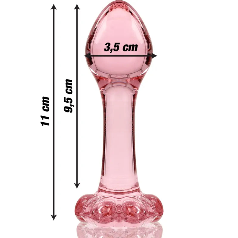 Plug Anal En Verre Borosilicate Luxueux