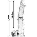 Plug Anal Verre Borosilicate Luxe Série Nebula
