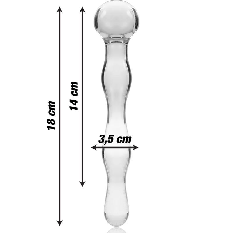 Plug Anal En Verre Borosilicate Luxueux