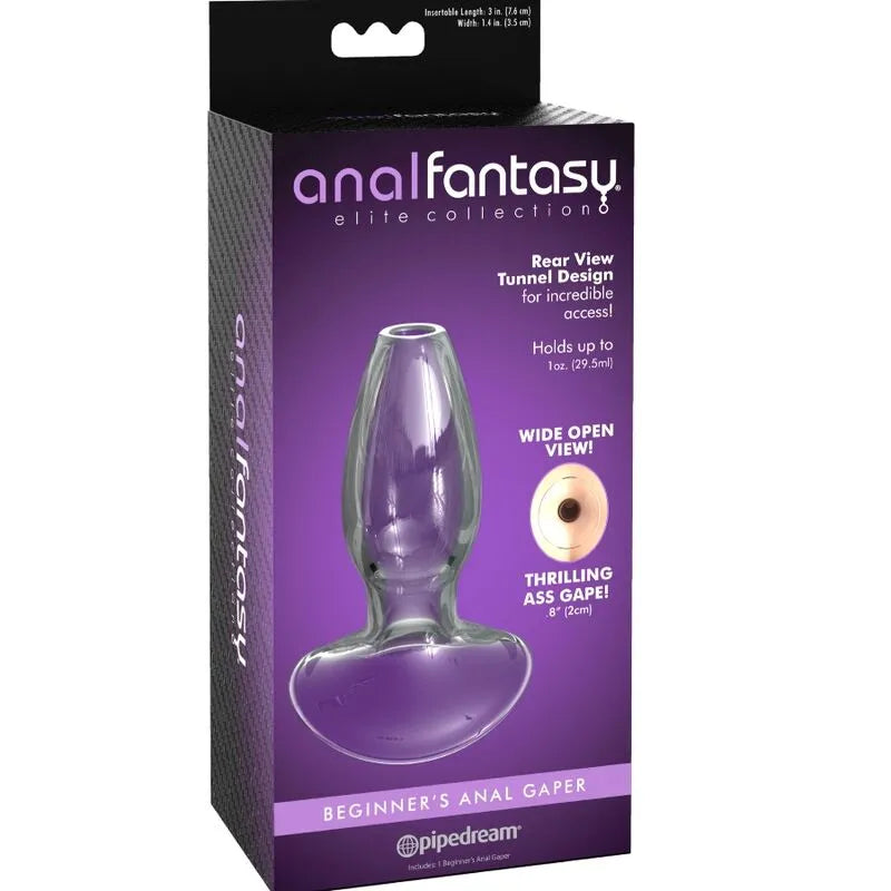 Plug Anal Ergonomique Étanche Cristal