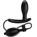 Plug Anal Gonflable Noir Silicone Plaisir Ultime