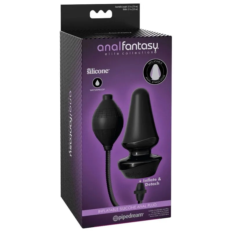 Plug Anal Gonflable Silicone Elite Rechargeable