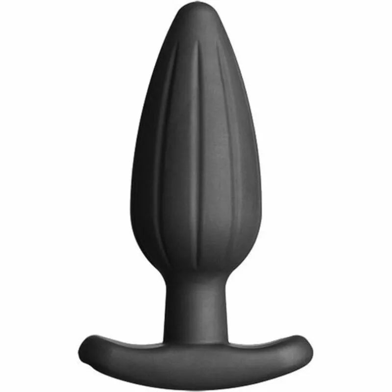 Plug Anal Électro Silicone Noir Pour Stimulation Avancée