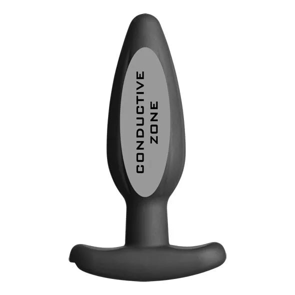 Plug Anal Électro Silicone Noir Rocker