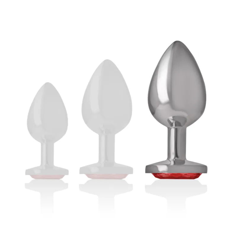Plug Anal Métal Bijou Diamant Luxe