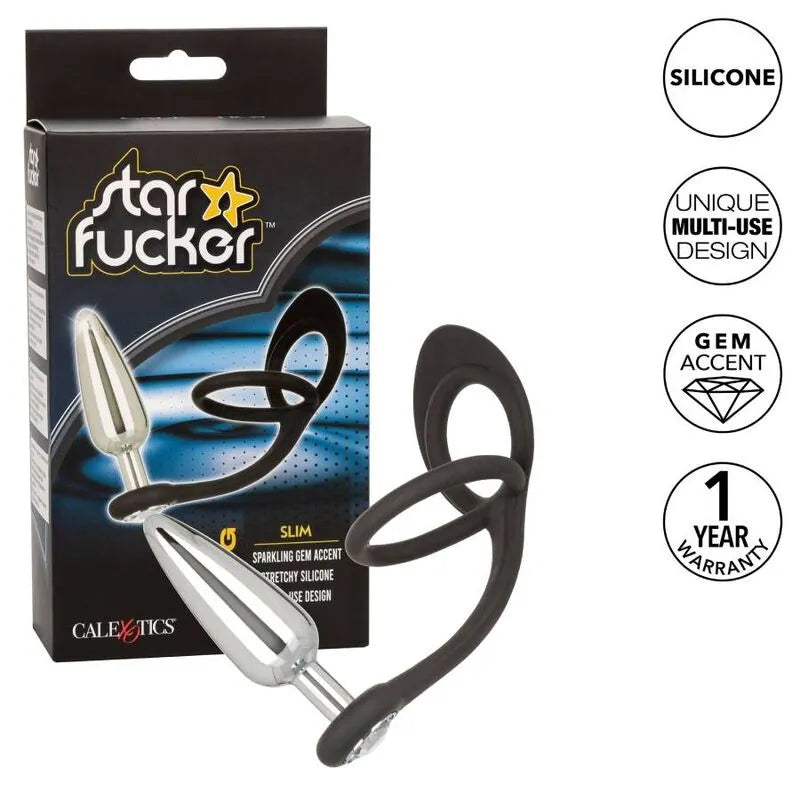Plug Anal Métal Silicone Température Ajustable