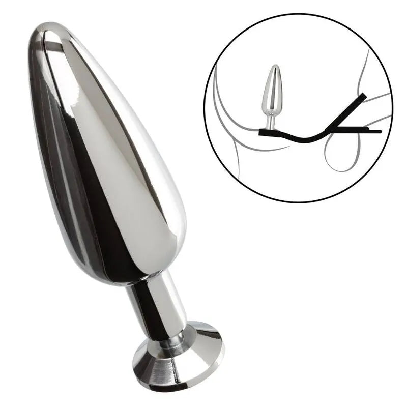 Plug Anal Métal Silicone Température Ajustable