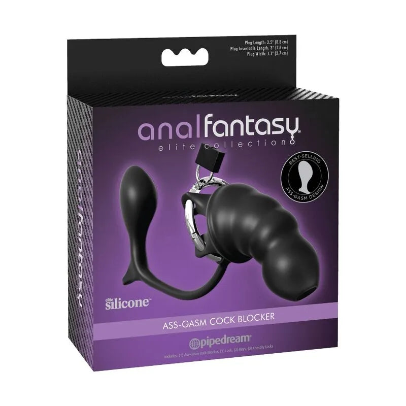 Plug Anal Silicone Elite Pour Fétichisme