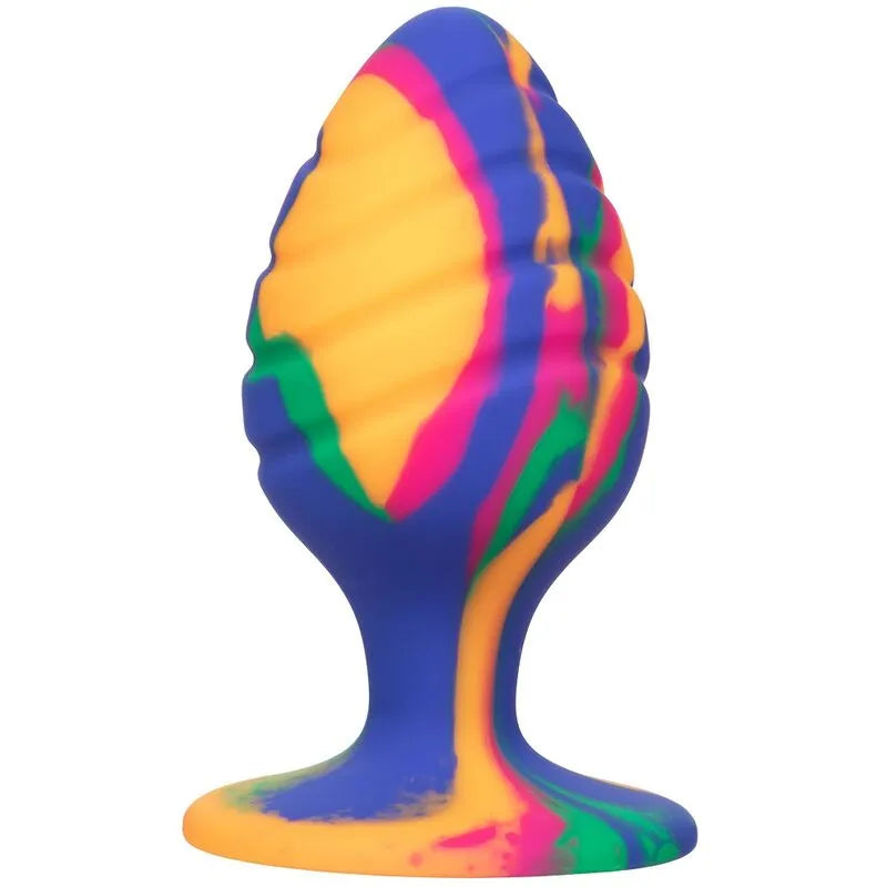 Plug Anal Tie-Dye Silicone Sans Phtalates