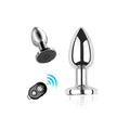 Plug Vibrant Télécommandé en Acier Inoxydable 10 Modes