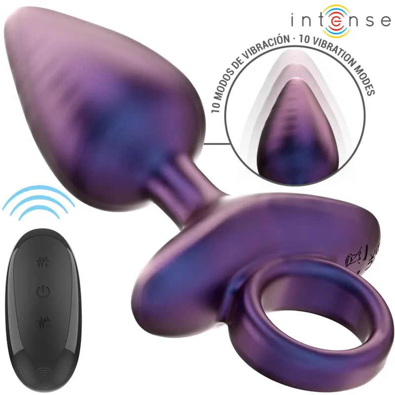 Plug Anal Vibrant En Silicone Avec Télécommande