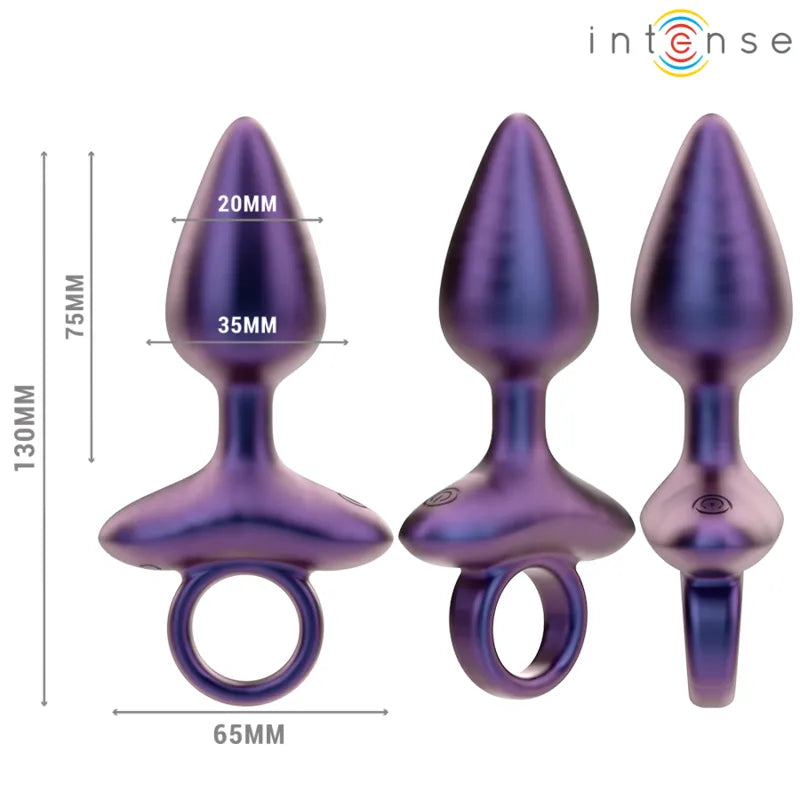 Plug Anal Vibrant En Silicone Avec Télécommande