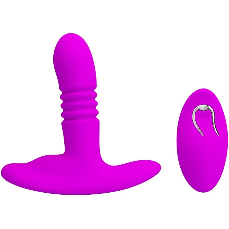 Plug Anal Vibrant En Silicone Noir Rechargeable