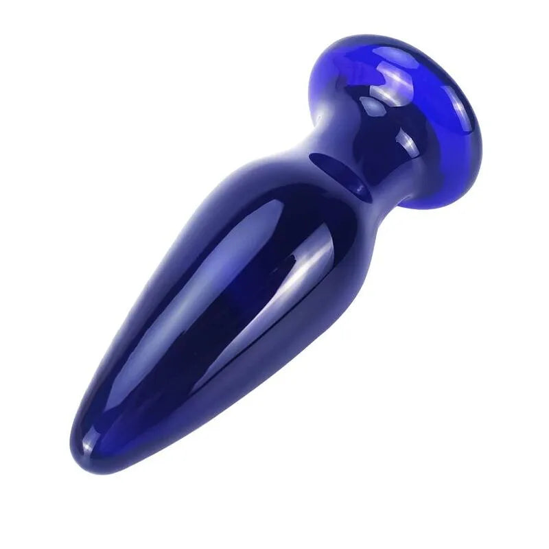 Plug Anal Vibrant En Verre Toyjoy