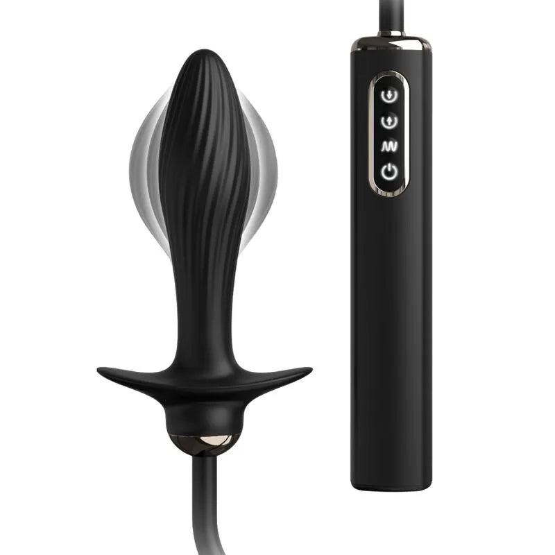 Plug Anal Vibrant Gonflable Silicone