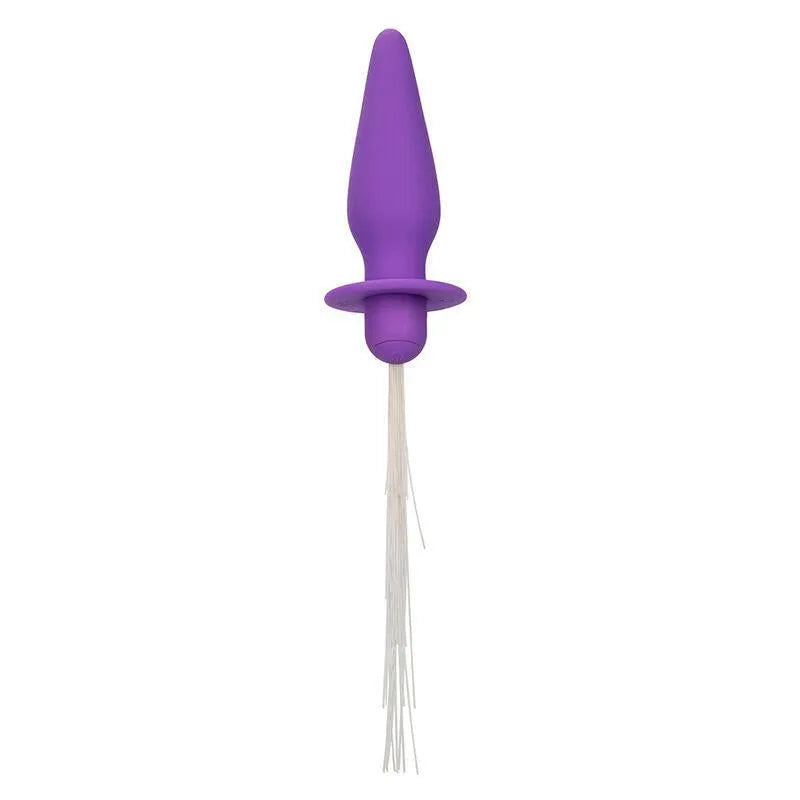 Plug Anal Vibrant Lumineux Silicone Violet