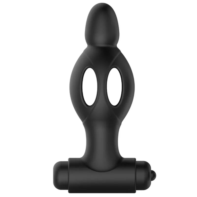 Plug Anal Vibrant Silicone Noir Imperméable