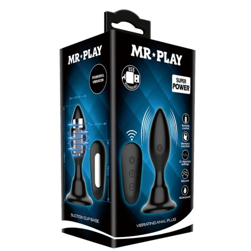 Plug Anal Vibrant Silicone Étanche