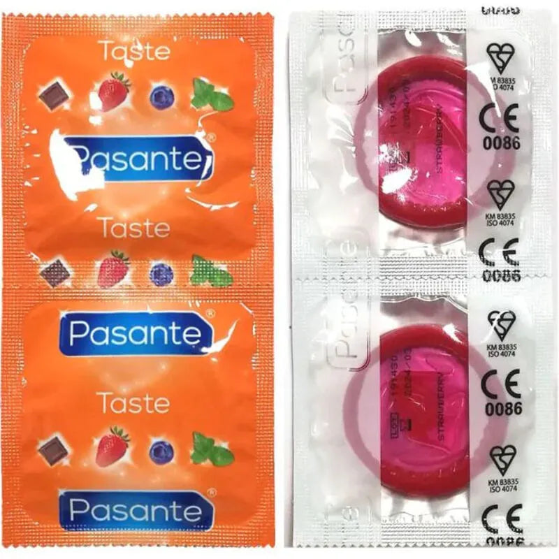 Préservatifs Aromatisés Fraise Pasante Sécurisés