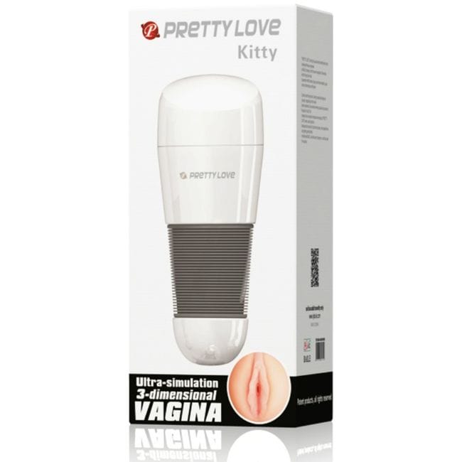 PRETTY LOVE KITTY WHITE MASTURBATOR VAGINA