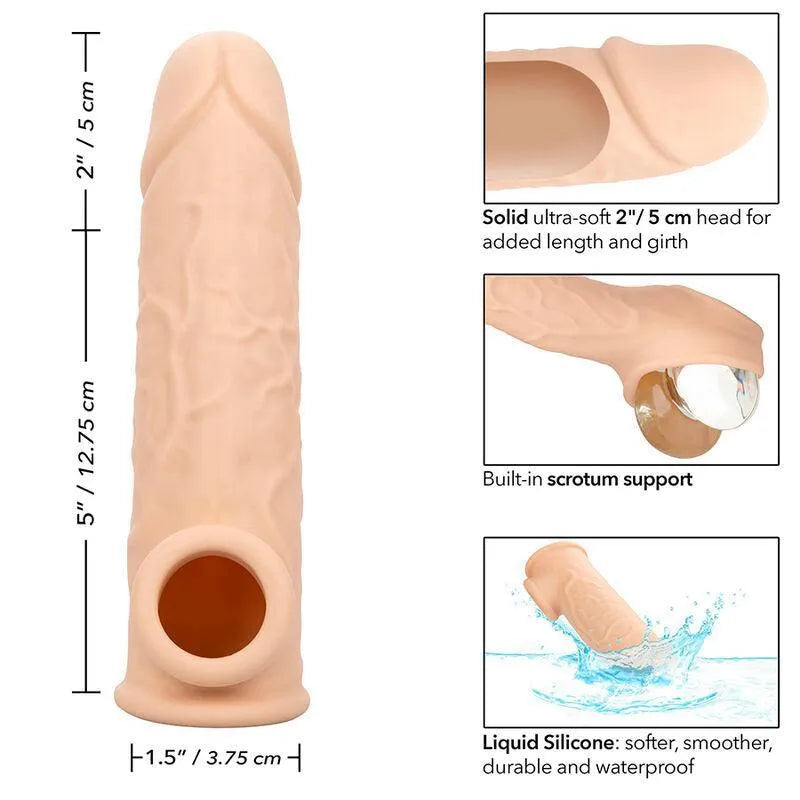 Rallonge Pénienne Réaliste Silicone Extensible