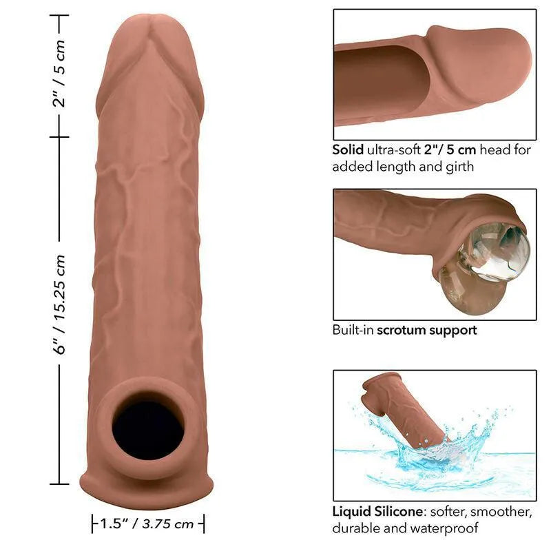 Rallonge Pénienne Silicone Réaliste Extensible