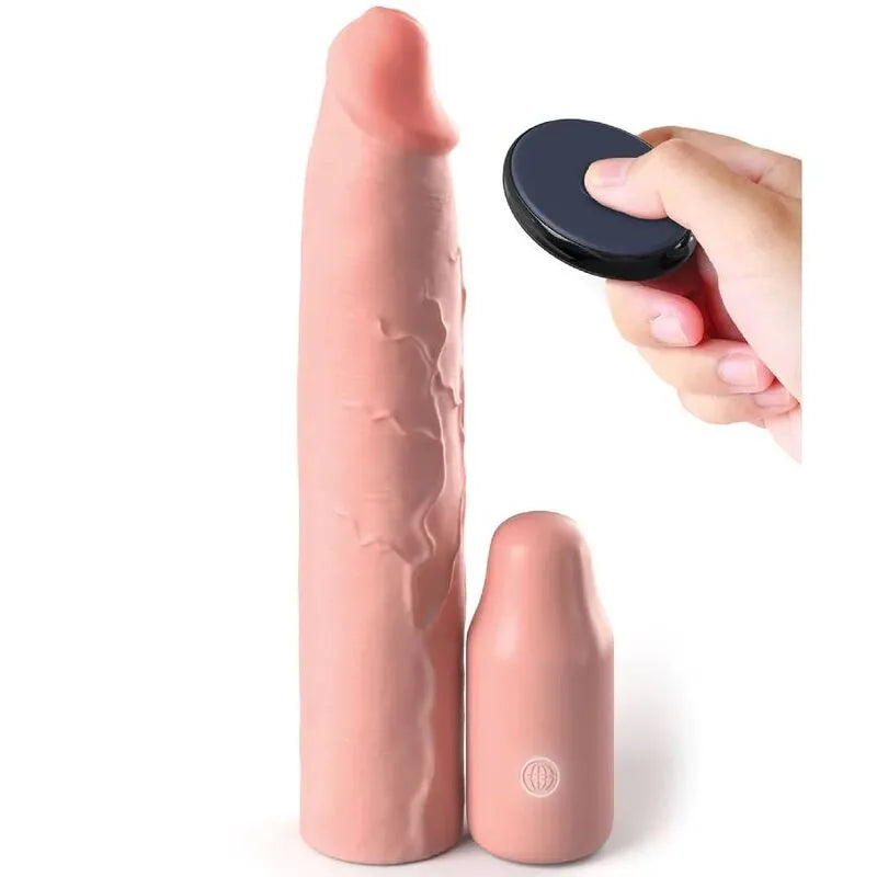 Rallonge Pénienne Vibrante Silicone Télécommande