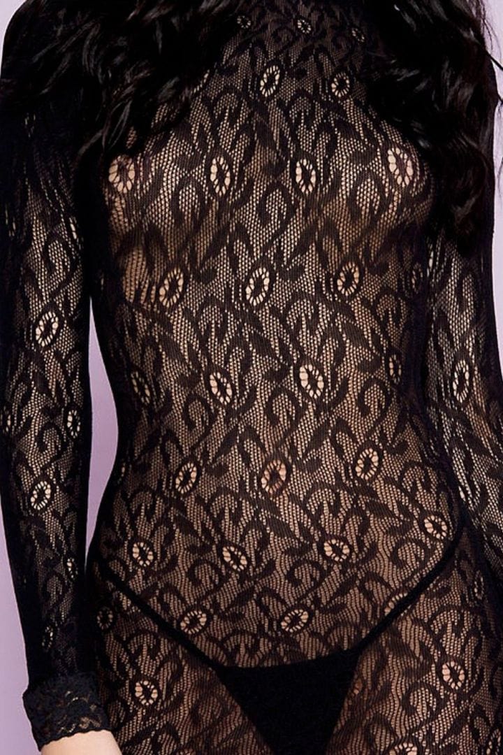 Robe Transparente Noir