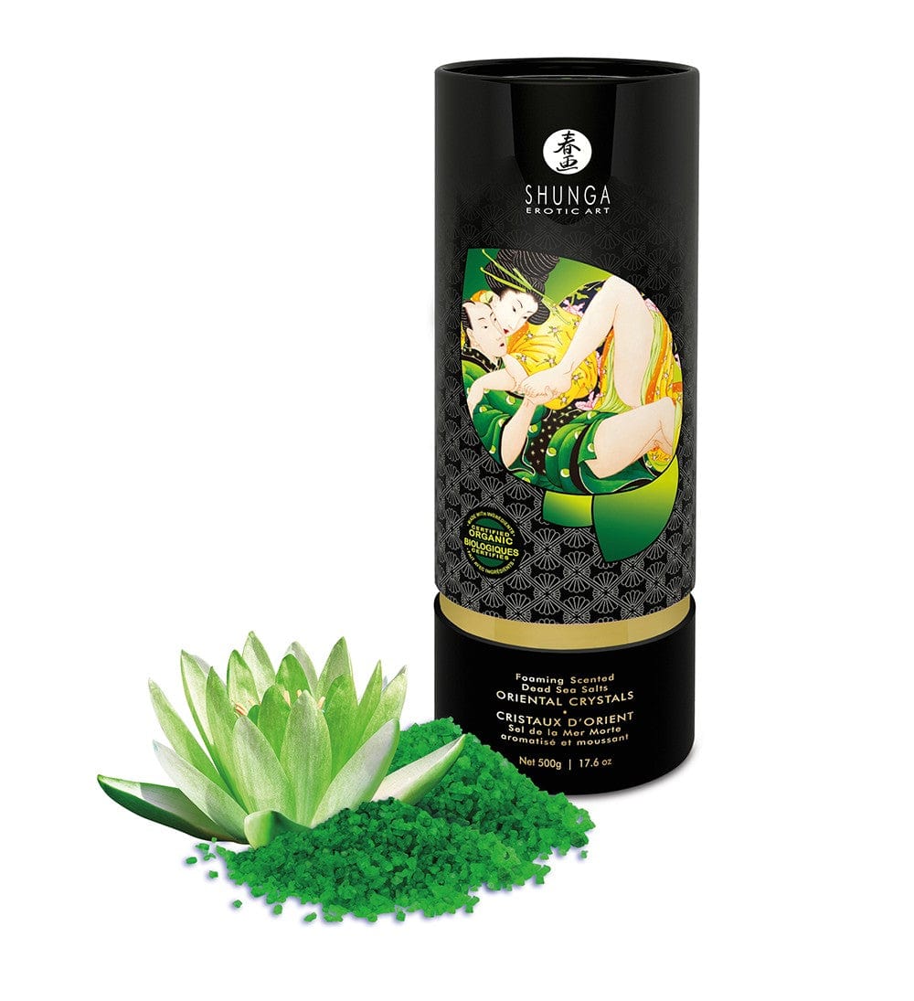 Sel de la mer morte aromatisé et moussant Fleur de Lotus 500 gr Shunga - CC7119