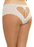 Shorty Dentelle Blanc Grande Taille Coquin