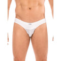 Slip Blanc Géométrique Confortable Homme