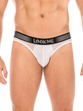 Slip Blanc Résille Confortable Lookme