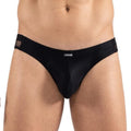 Slip Masculin Noir Résille Brodée Lookme